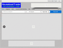 Tablet Screenshot of houseboattrader.com